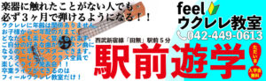 feelウクレレ音楽教室西東京市田無スクール